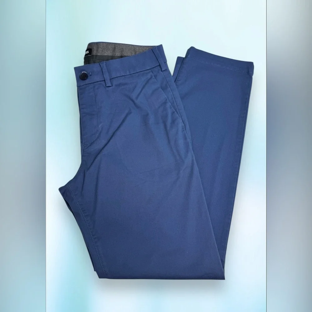 🔹Express Men’s Hyper Stretch Slim Pants | Blue | Size 29x30